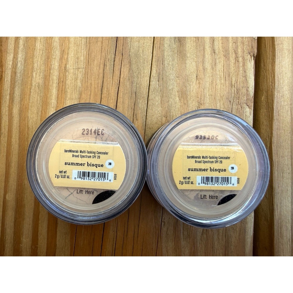 2 Bare Minerals Multi Tasking Face Concealer, Summer Bisque, 0.07 Ounce